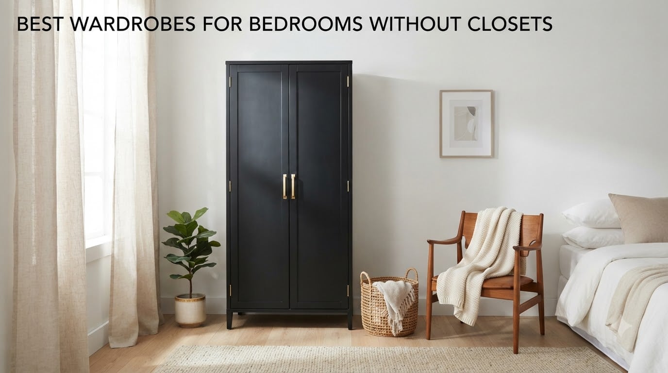 Best wardrobes for bedrooms without closets