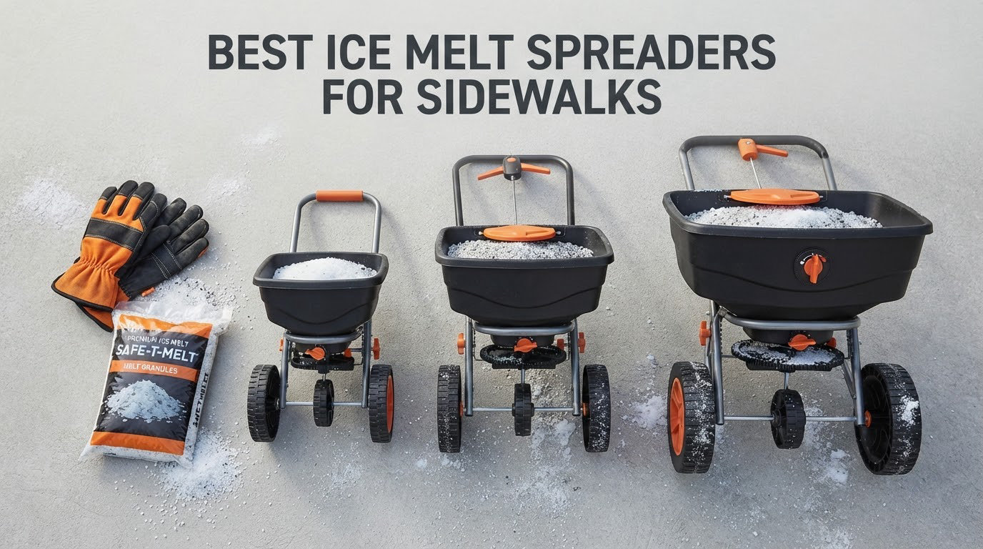 best ice melt spreaders for sidewalks