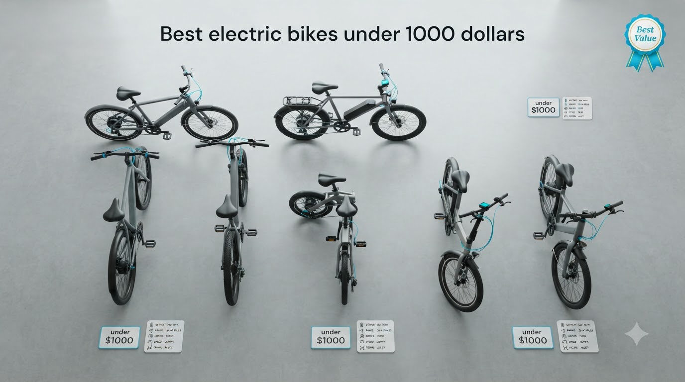 Best electric bikes under 1000 dollars