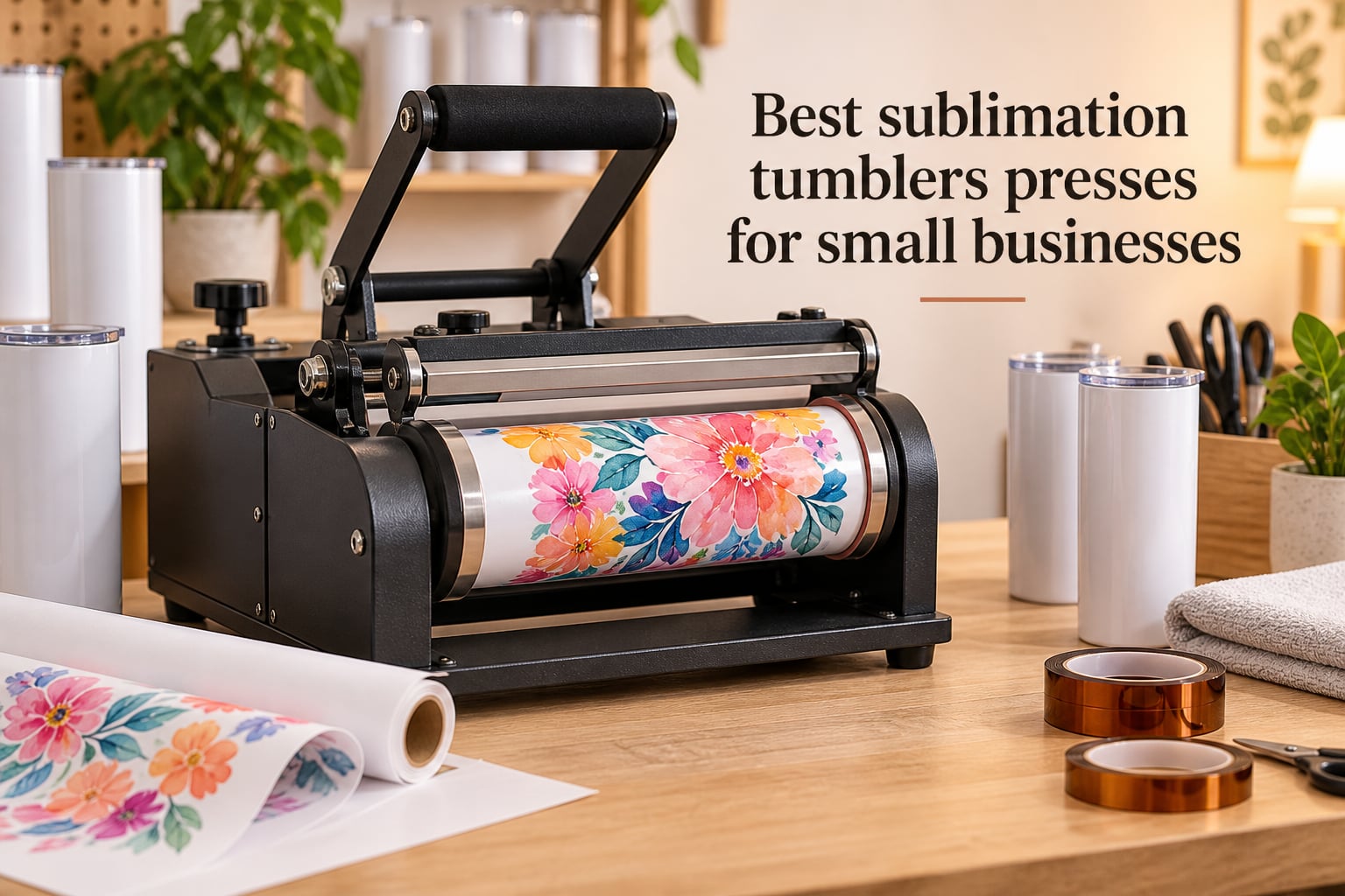 Best sublimation tumblers presses for small businesses