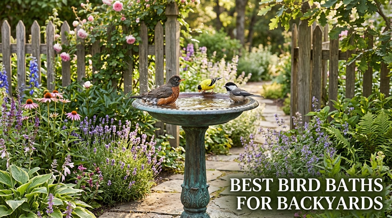 Best bird baths for backyards