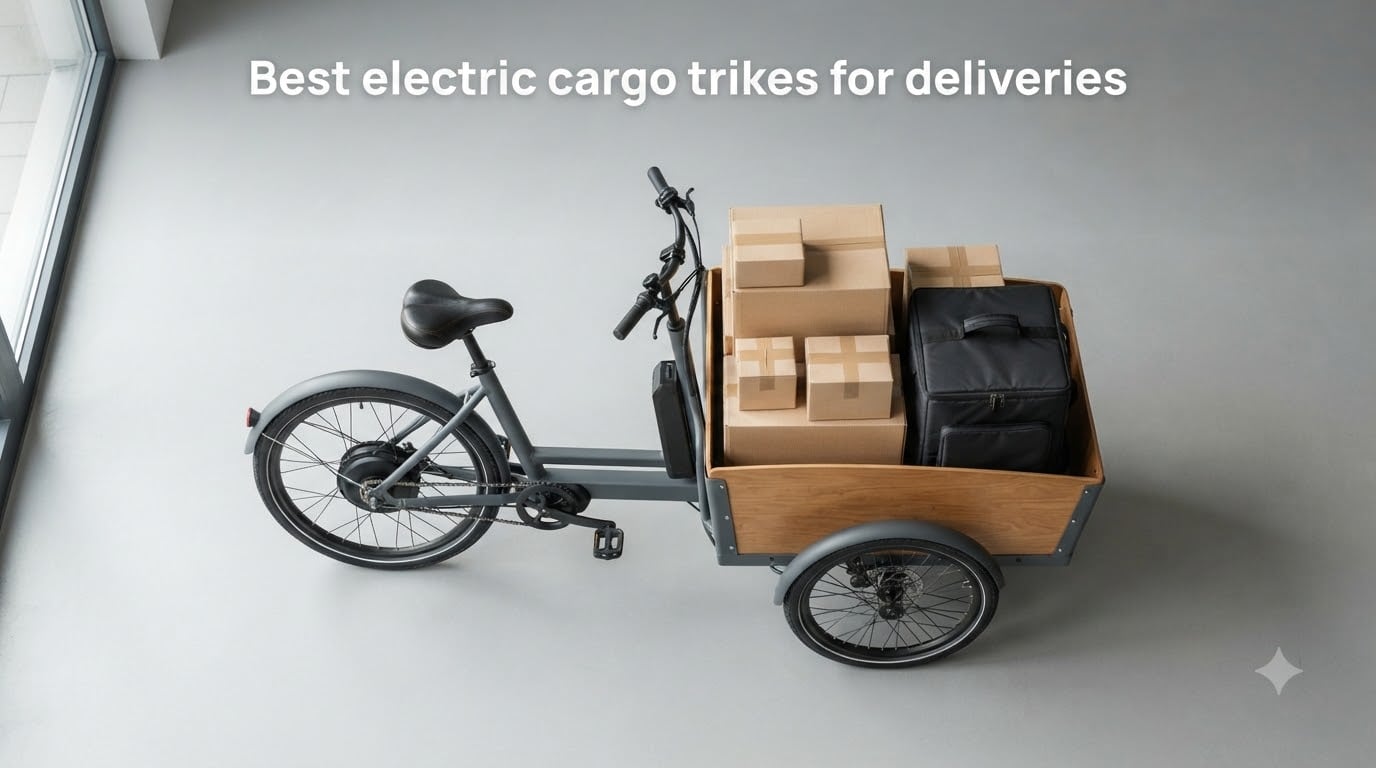Best electric cargo trikes for deliveries