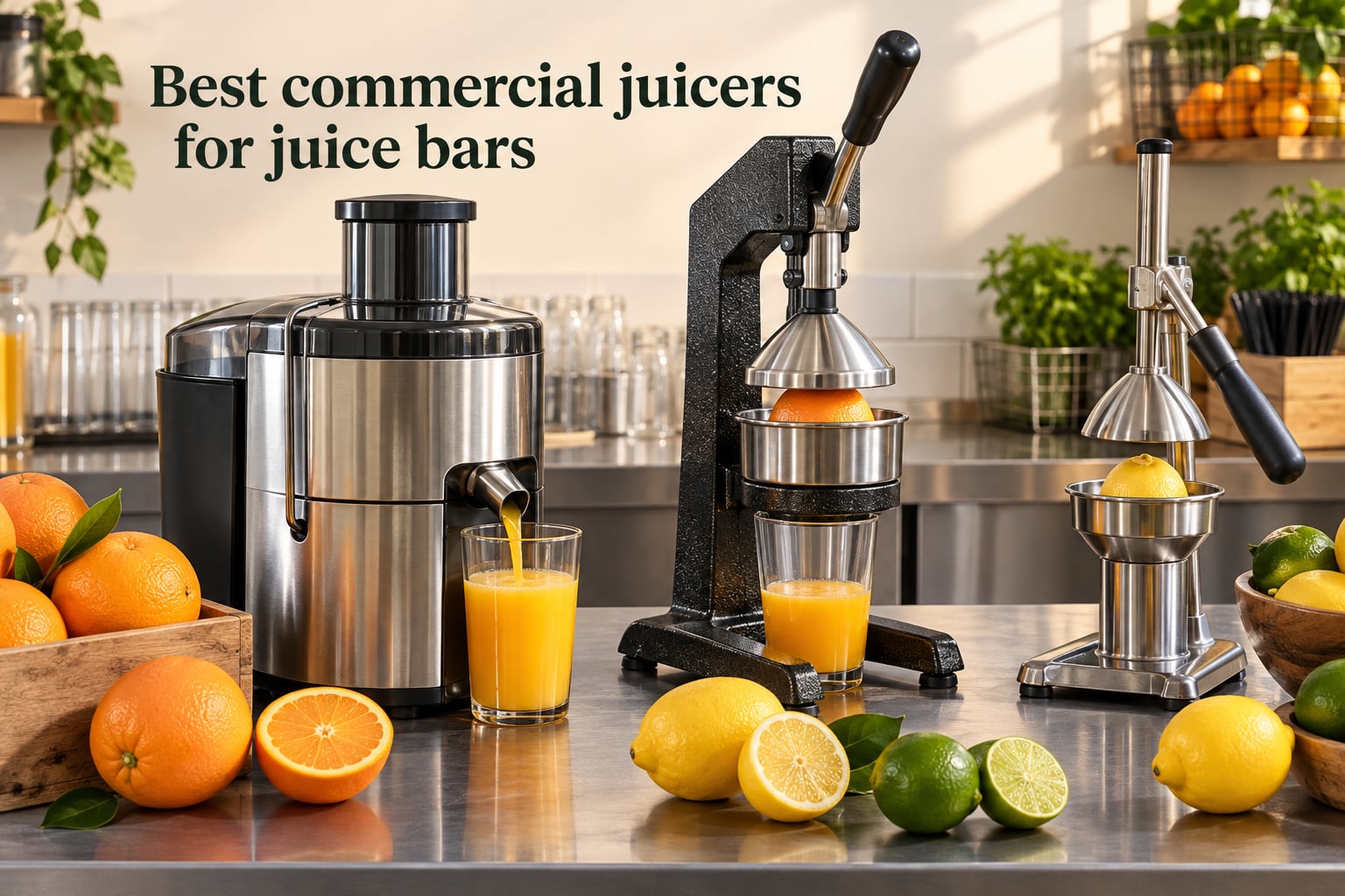 Best commercial juicers for juice bars