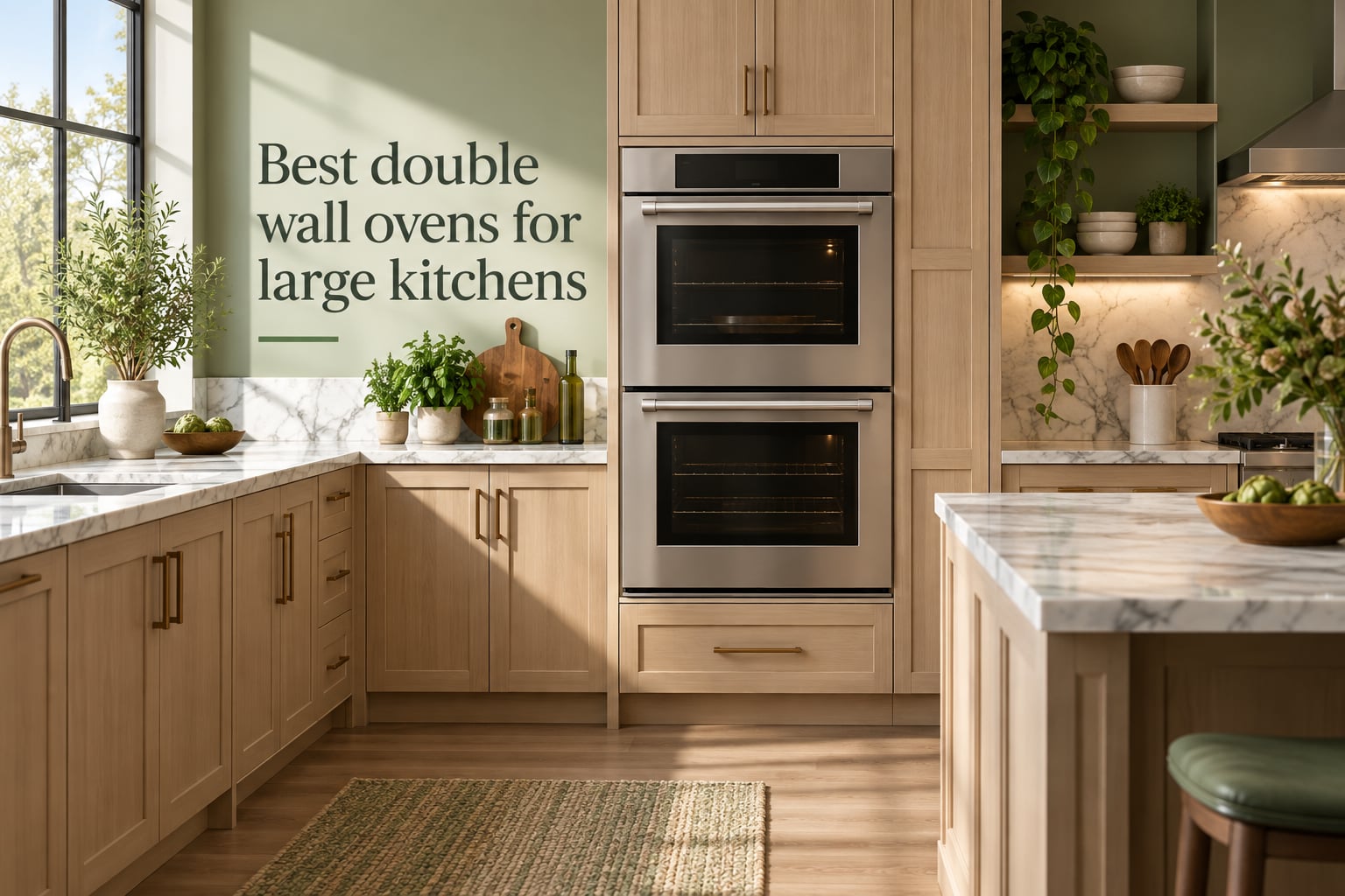 Best double wall ovens for large kitchens