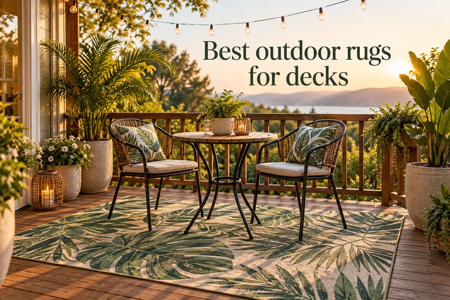 Best outdoor rugs for decks