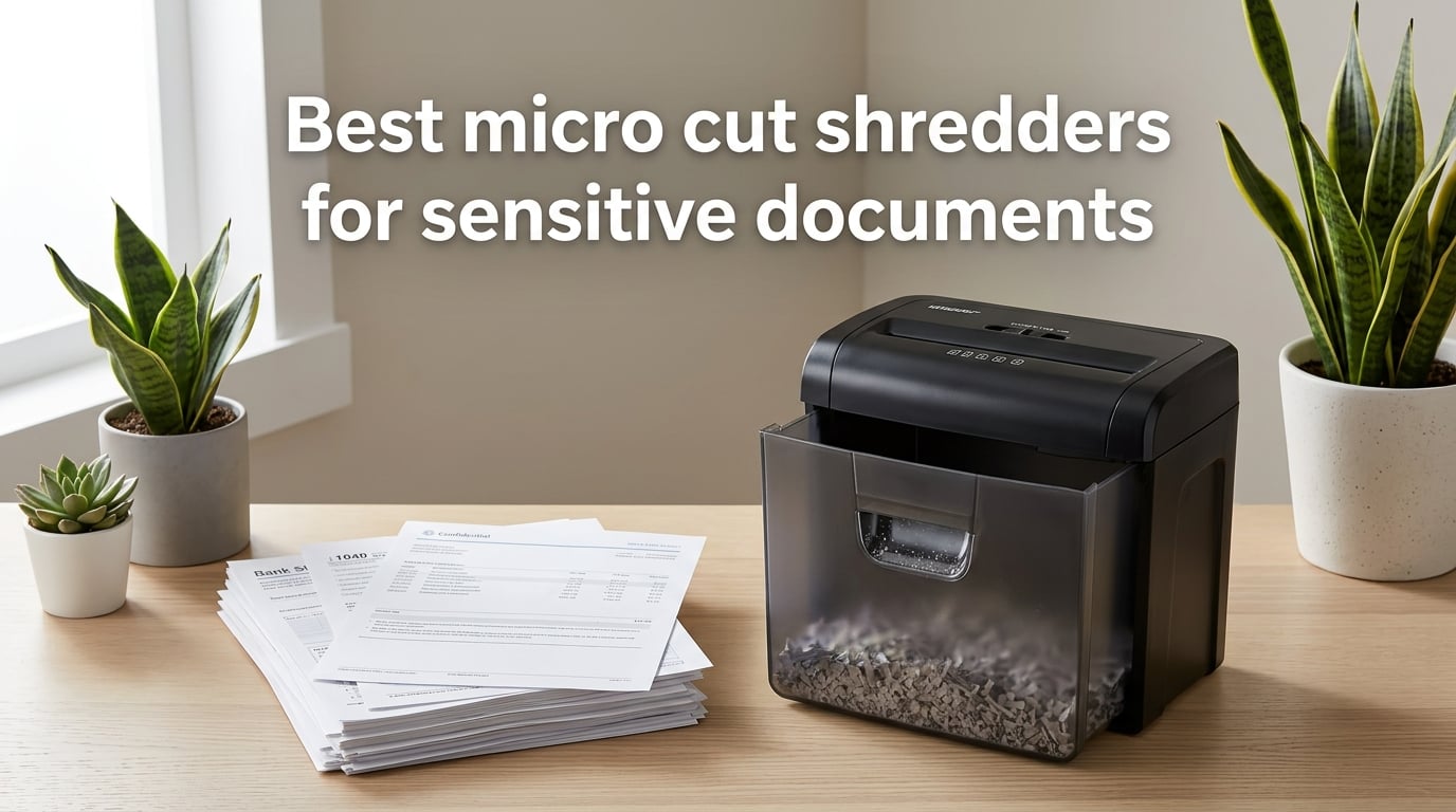 Best micro cut shredders for sensitive documents