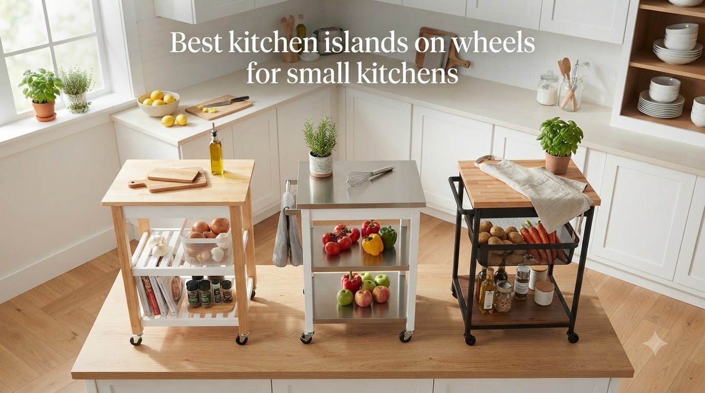 Best kitchen islands on wheels for small kitchens