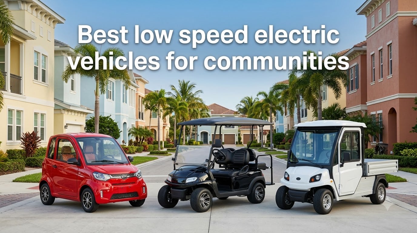 Best low speed electric vehicles for communities