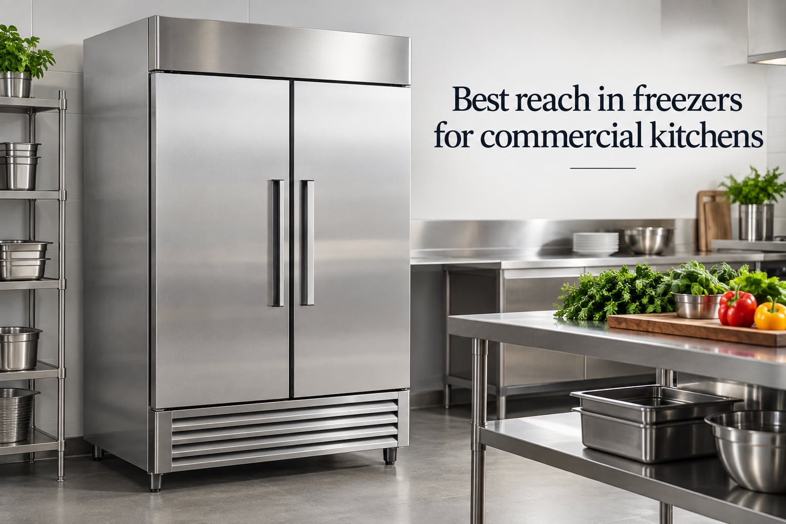Best reach in freezers for commercial kitchens