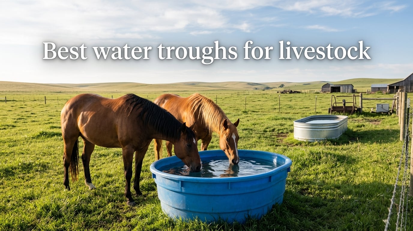 Best water troughs for livestock