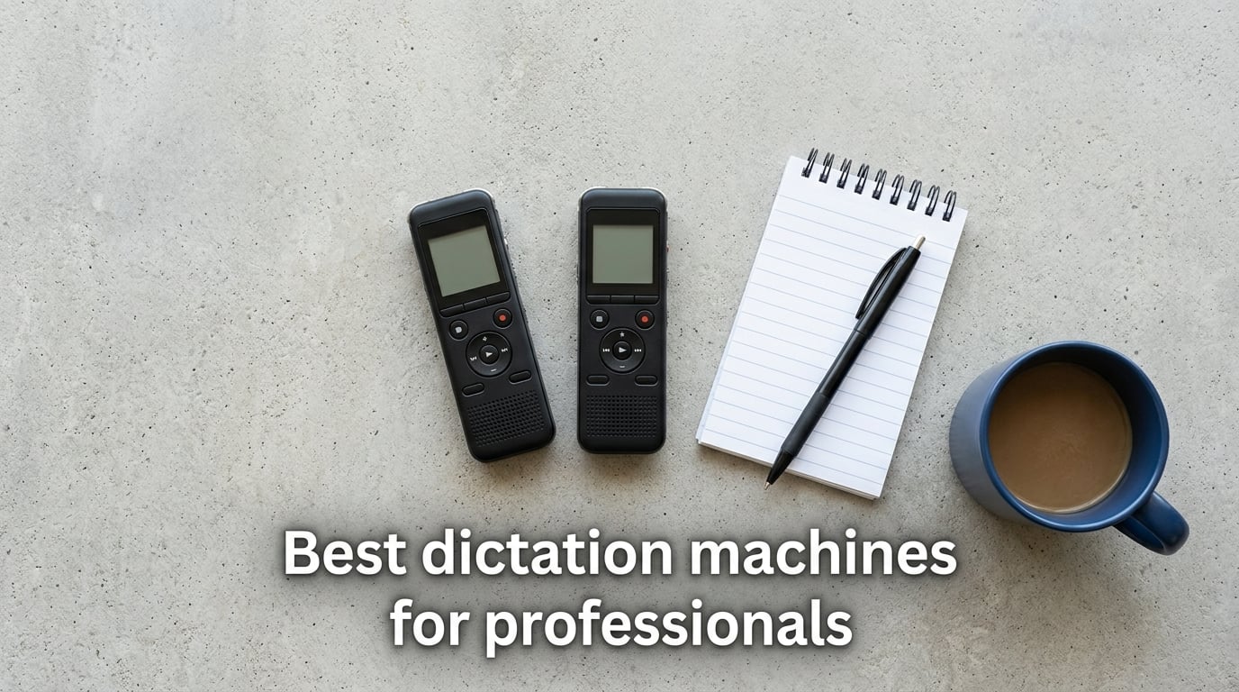 Best dictation machines for professionals