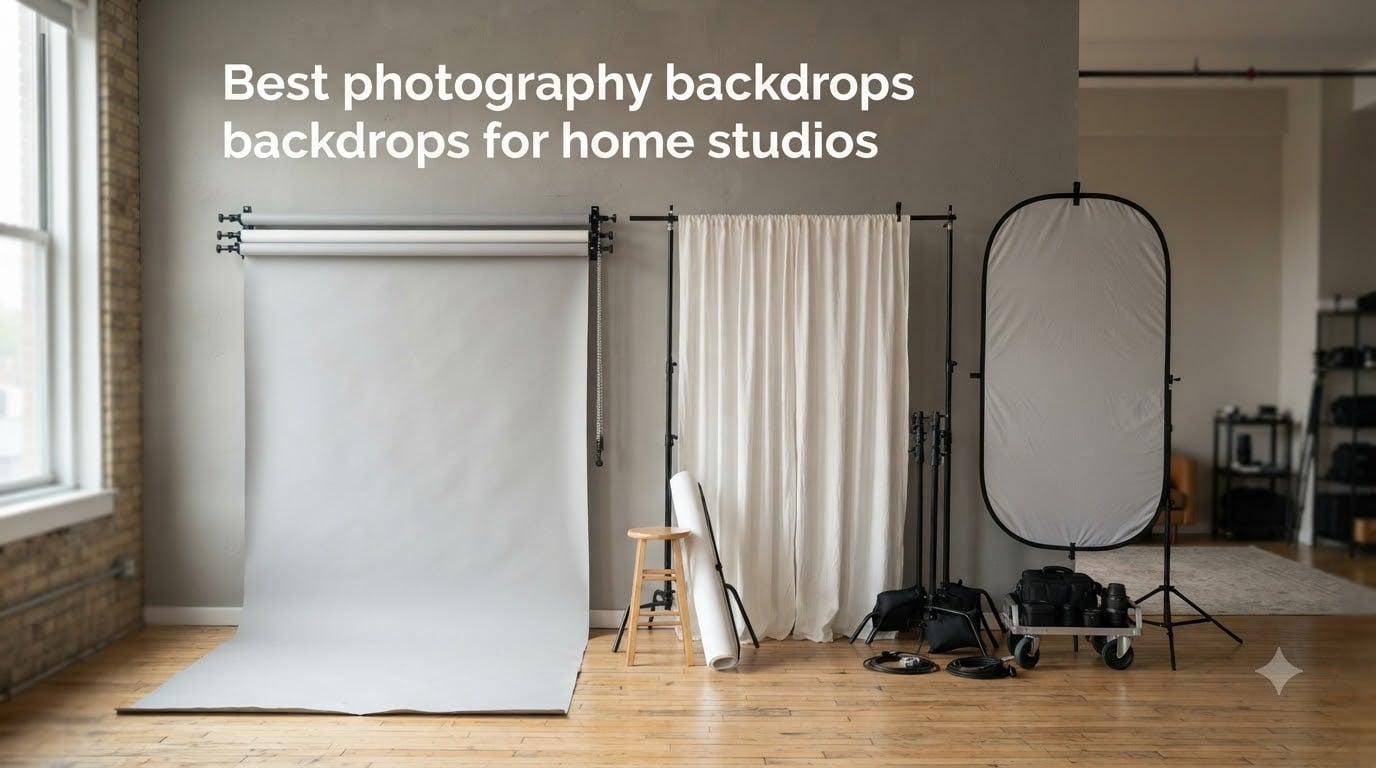 Best photography backdrops for home studios