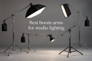 Best boom arms for studio lighting