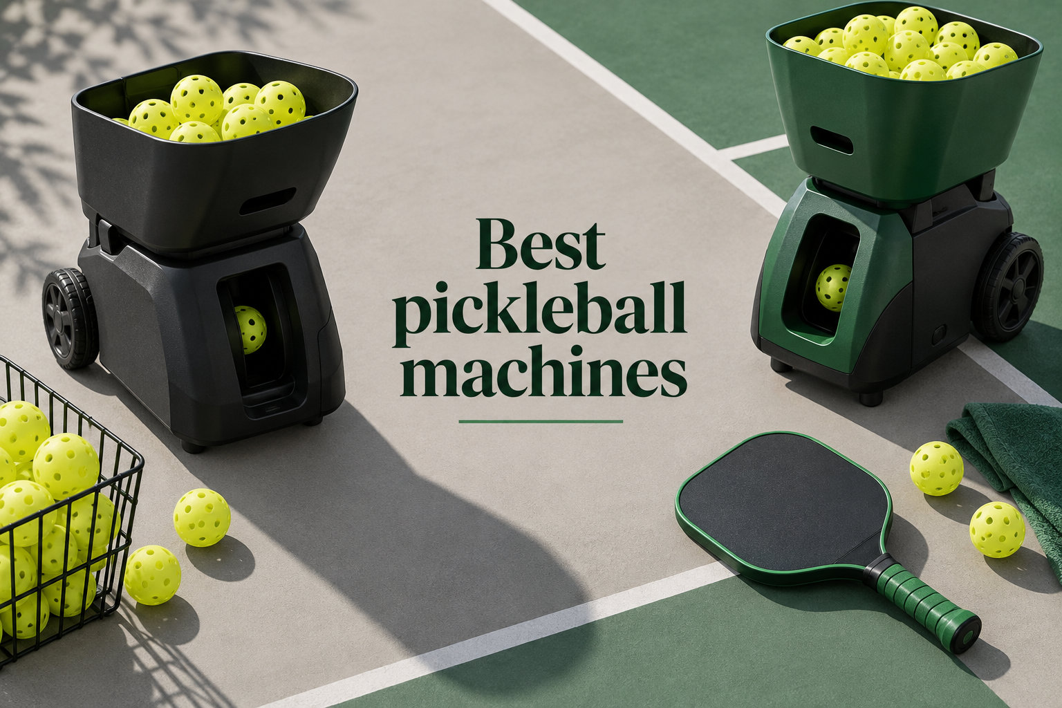 Best pickleball machines