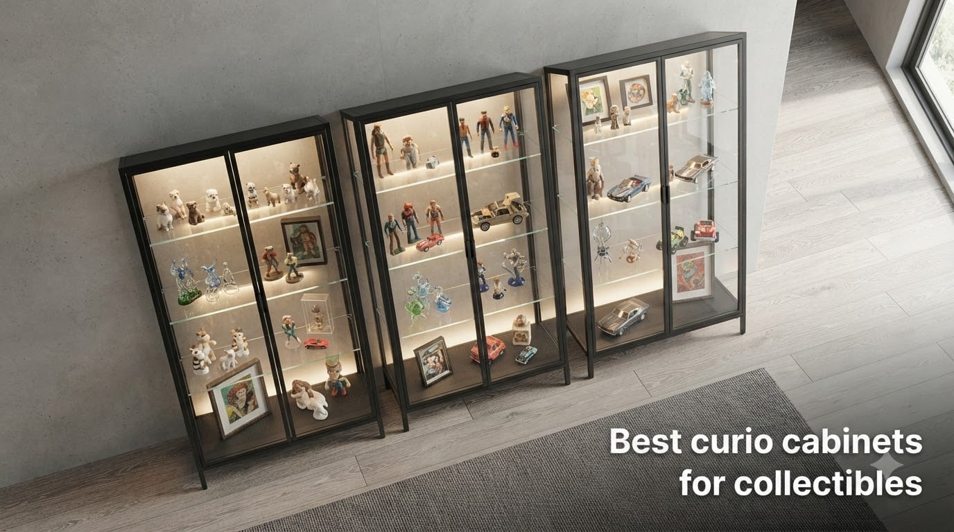 Best curio cabinets for collectibles