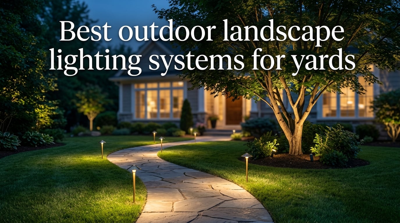 Best outdoor landscape lighting systems for yards