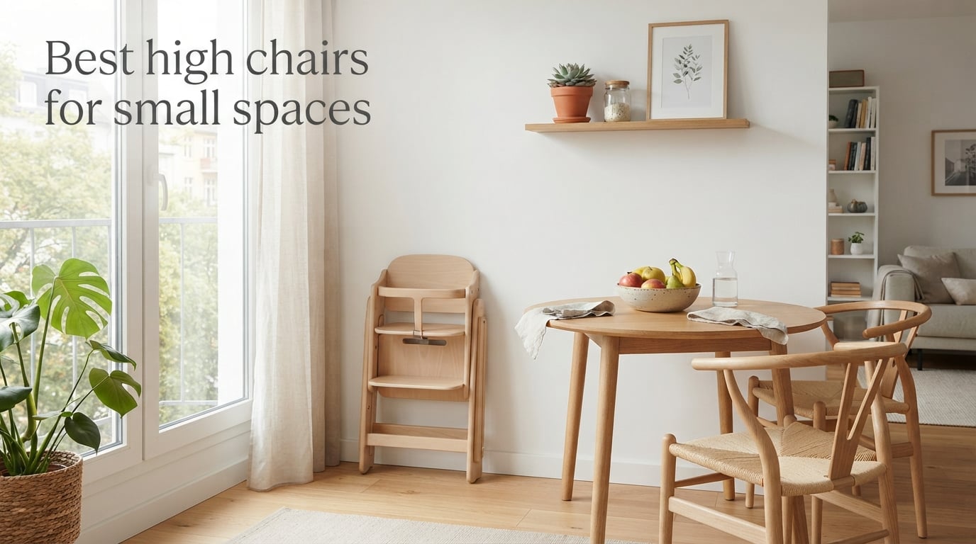 Best high chairs for small spaces