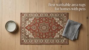 Best washable area rugs for homes with pets