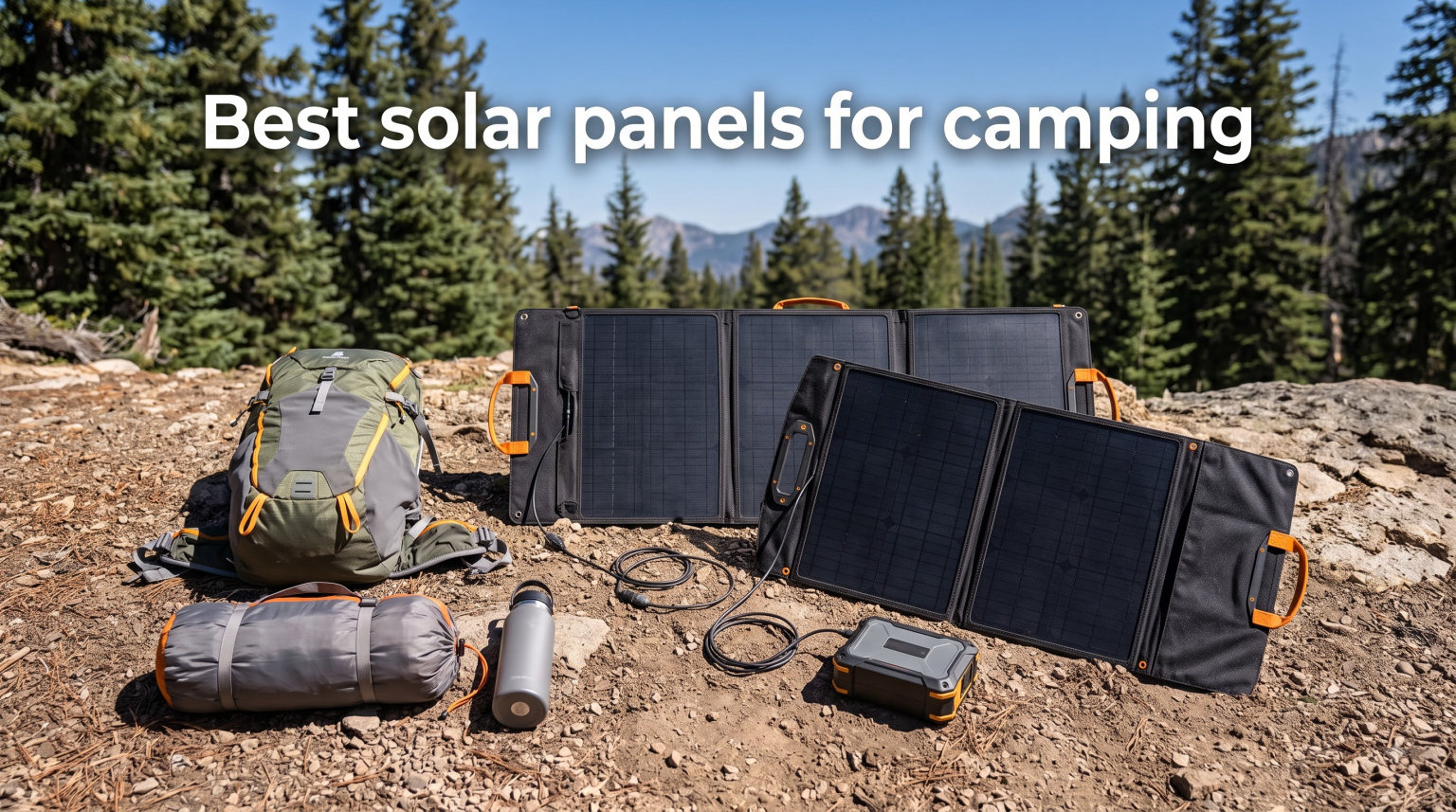 Best solar panels for camping