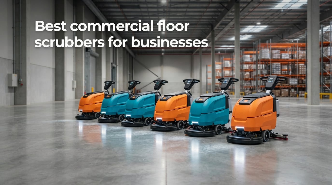 Best commercial floor scrubbers for businesses