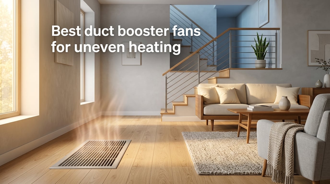 Best duct booster fans for uneven heating