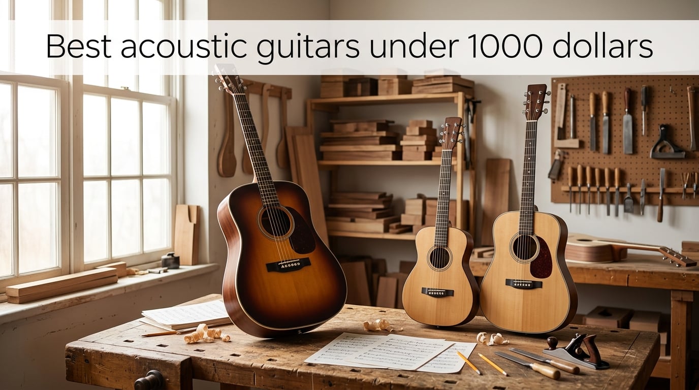 Best acoustic guitars under 1000 dollars
