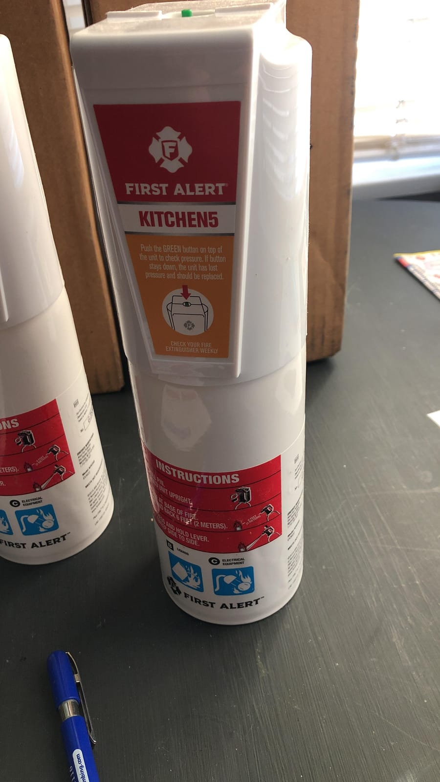 First Alert Fire Extinguisher, Standard Kitchen Use customer photo 1
