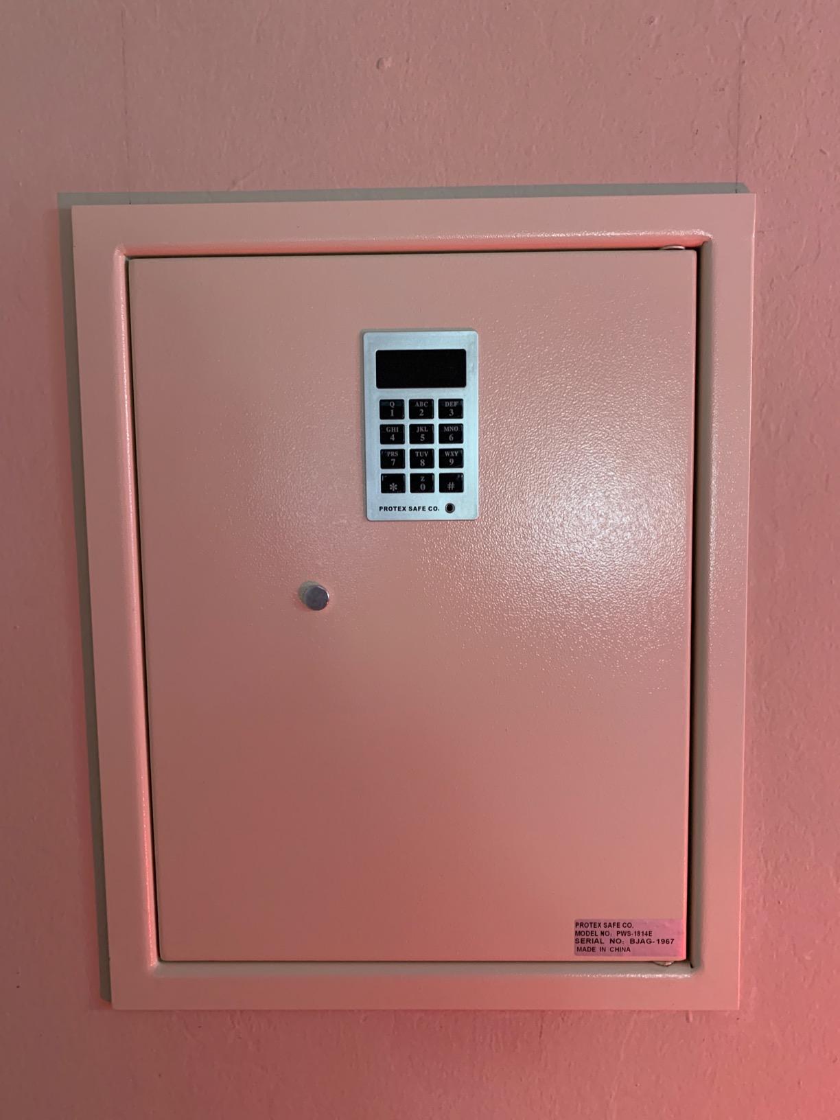 Protex Safe Electronic Keypad Wall Safe (PWS-1814E), Burglary Resistant wall safe, digital electronic locking system, velvet interior, automatic door opening, 2 Removable shelves customer photo 2