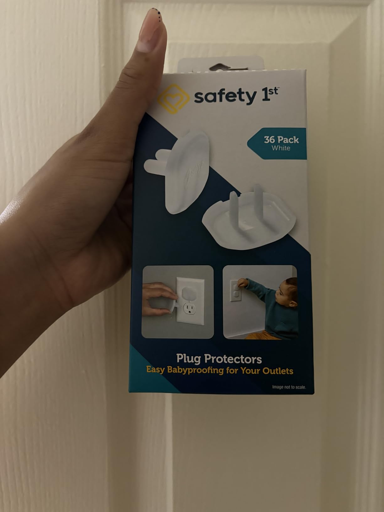 Safety 1st Electrical Outlet Baby Proof Covers, Secure Outlet Plugs, Baby Proofing, 36 Count customer photo 2