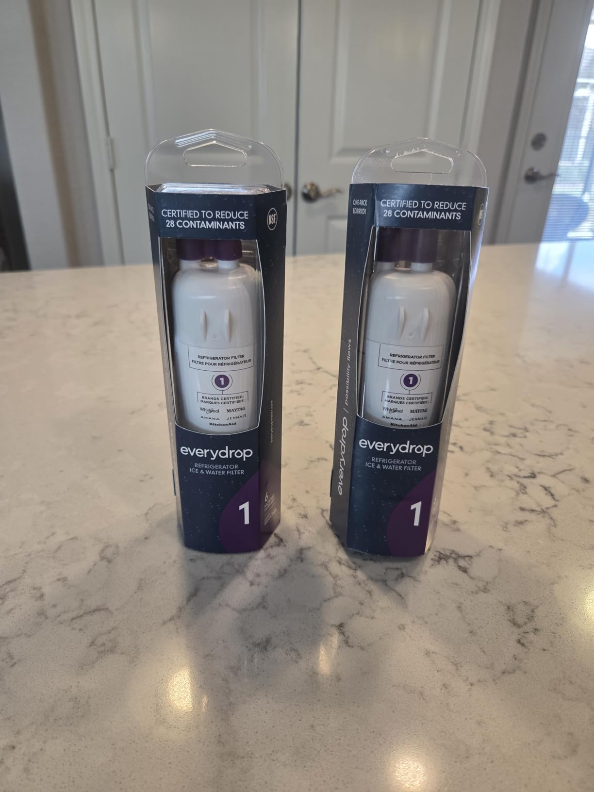 everydrop by Whirlpool Ice & Water Refrigerator Filter 1, Purple, EDR1RXD1 customer photo 2