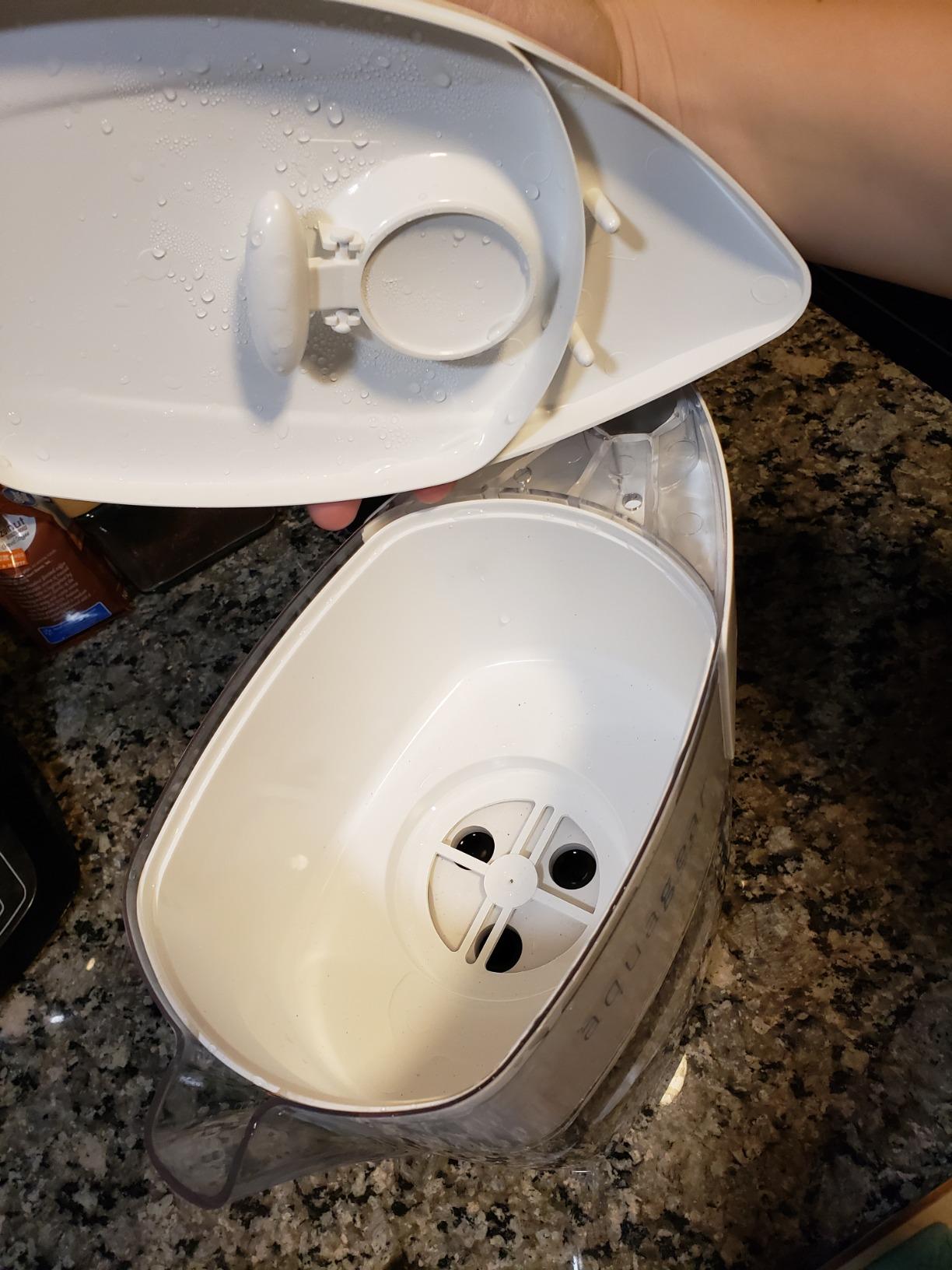 Aquagear Water Filter Pitcher – Lead, Chlorine, PFOA/PFOS, Microplastics Filter, 10 Cup, 120 Gallon Filter Life - Filter Media Made in USA customer photo 1