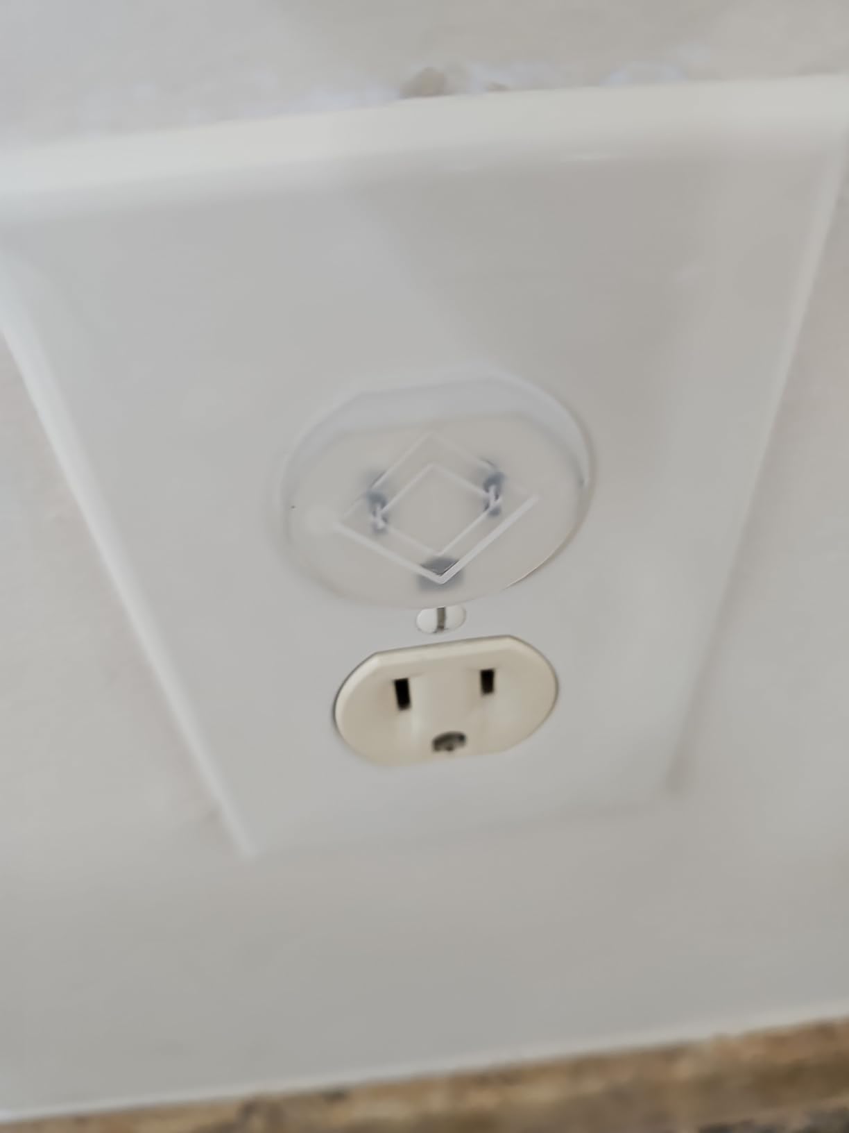 Jool Baby Outlet Covers (32 Pack) for Child Safety - Easy Adult Removal, Plug Protectors for Baby Proofing Electric Sockets - Transparent Design customer photo 1