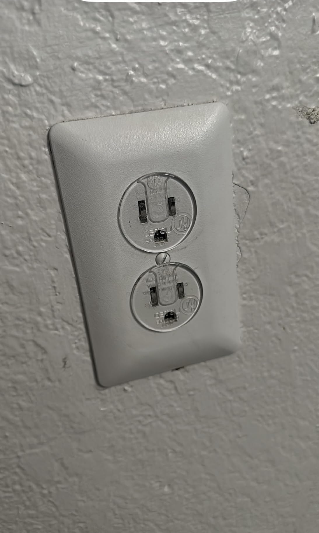 Jool Baby Outlet Covers (32 Pack) for Child Safety - Easy Adult Removal, Plug Protectors for Baby Proofing Electric Sockets - Transparent Design customer photo 2
