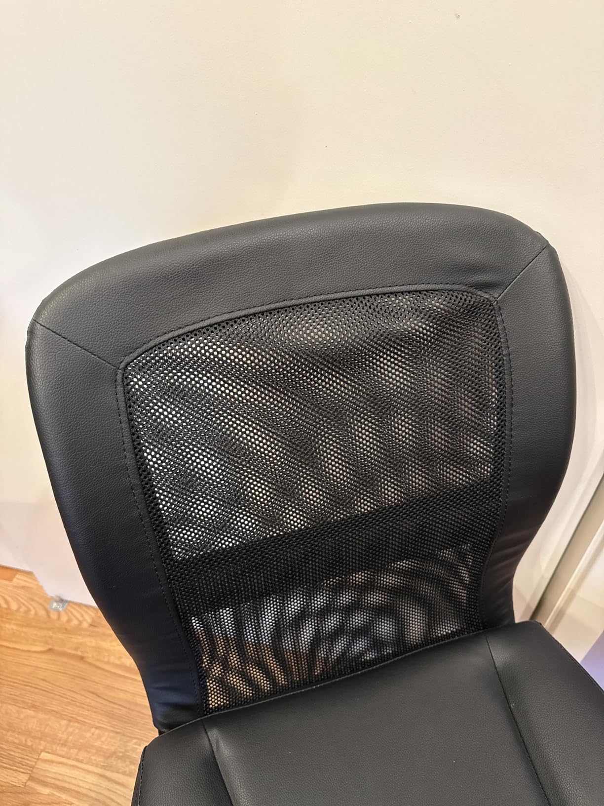 Serta Armless Small Home Desk Chair with Wheels, Ergonomic Mesh Back Chair customer photo 2