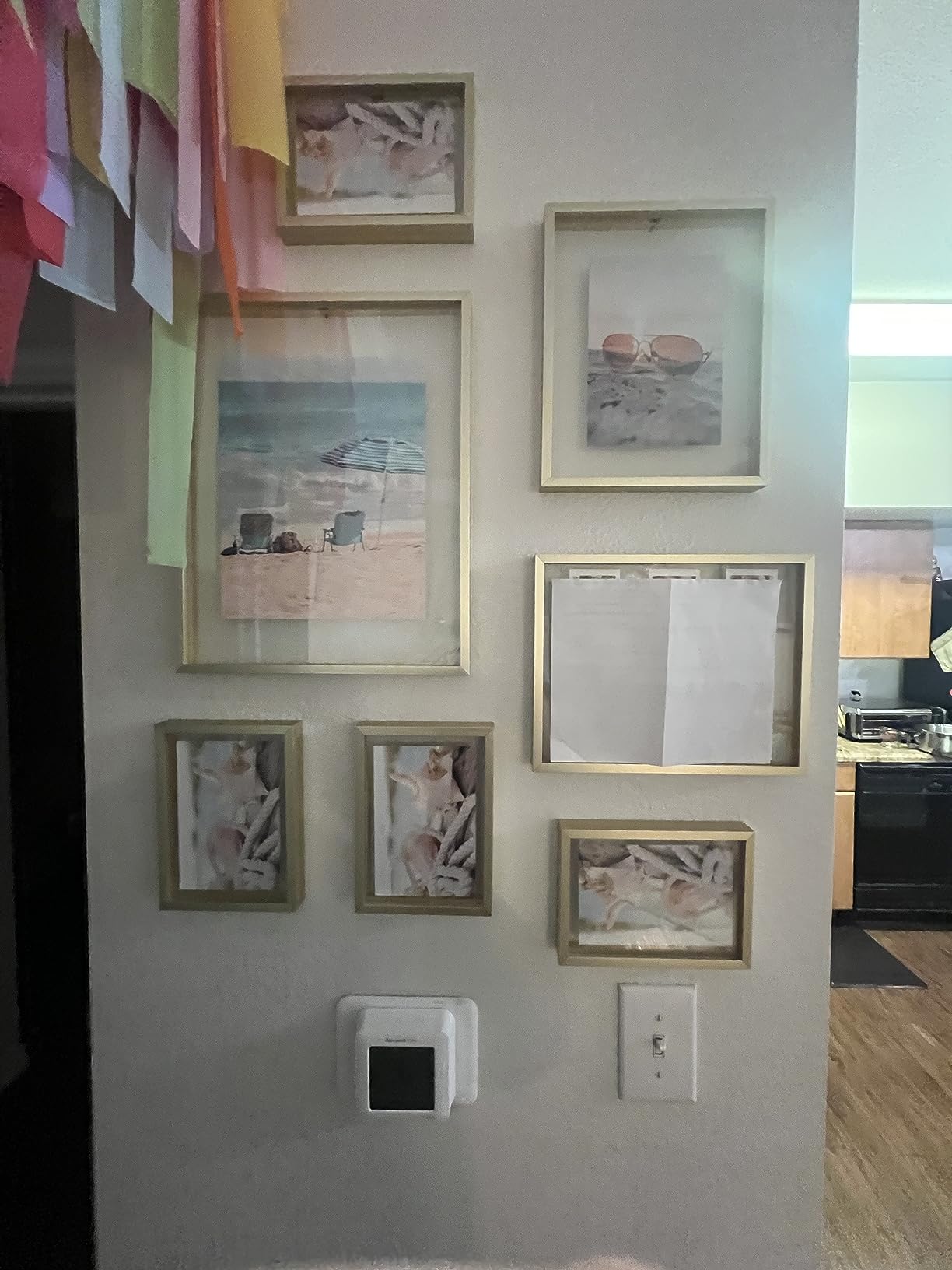 Golden State Art 7 Pack Gold Aluminum Frame with White Mat, Real Glass customer photo 1