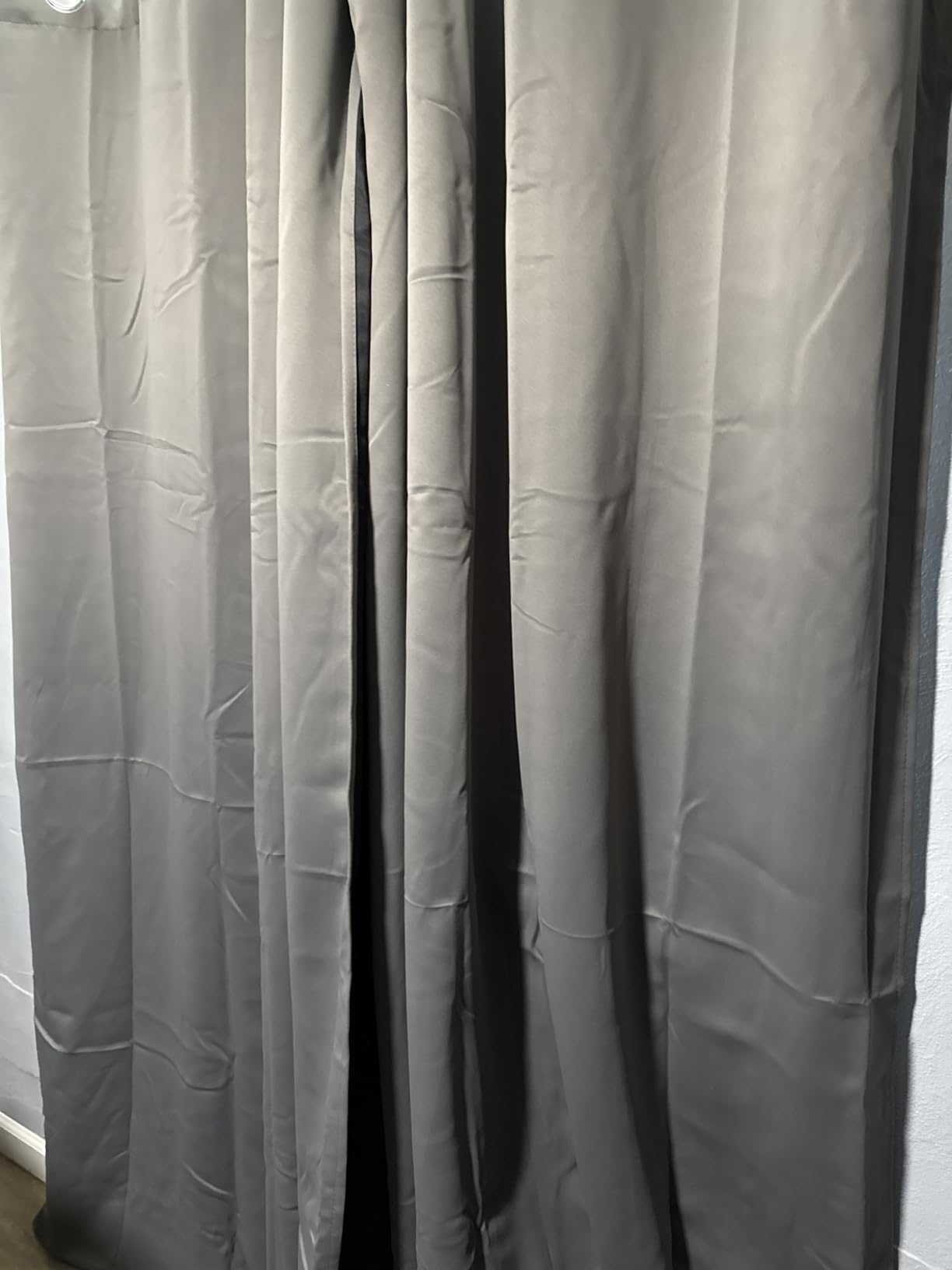 NICETOWN White 100% Blackout Curtains 84 inch Long for Bedroom 2 Pieces customer photo 1