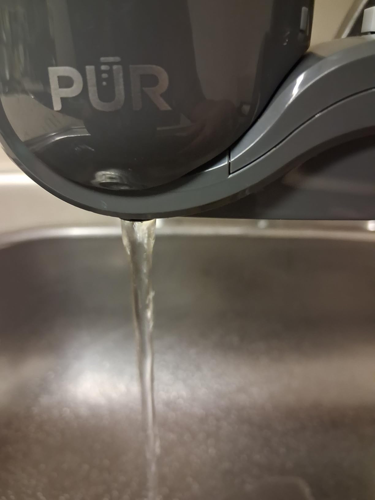 PUR Plus Faucet-Mount Water Filtration System, Lead-Reducing Filter, Grey customer photo 1
