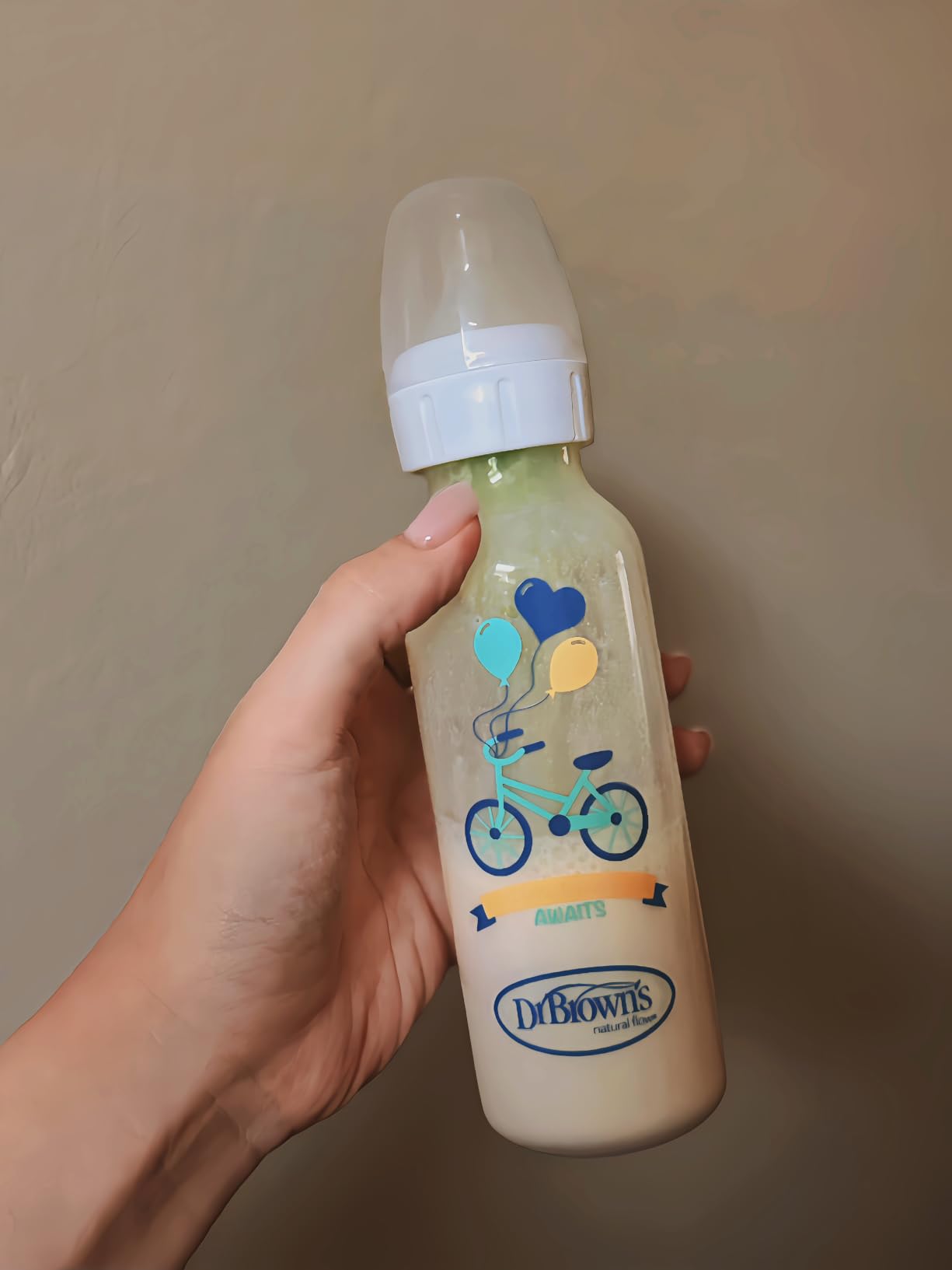 Dr. Brown's Anti-Colic Options+ Narrow Baby Bottle, Blue Nature, 4-Pack customer photo 1
