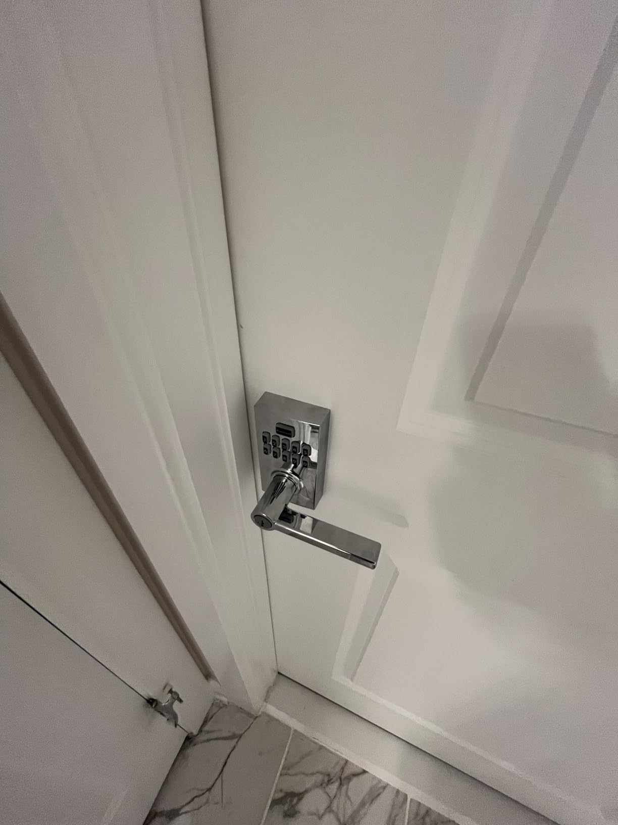 Kwikset 917HFL-514S Smartcode Keypad Electronic with Halifax Lever SmartKey with 6AL Latch and RCS Strike Matte Black Finish customer photo 1