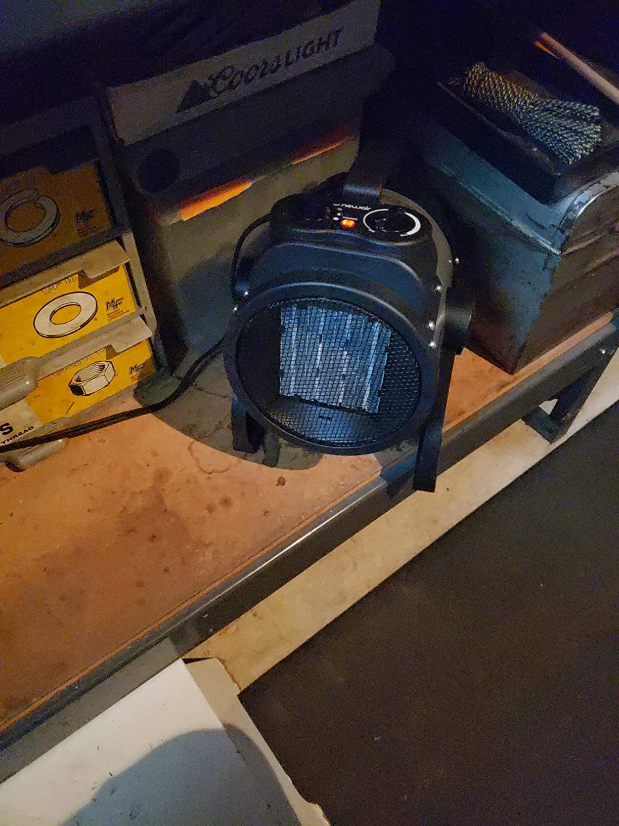 NewAir NGH160GA00, 120V Electric Portable Garage Heater, Heats Up to 160 Square Feet, Garge, Black and Gray customer photo 2