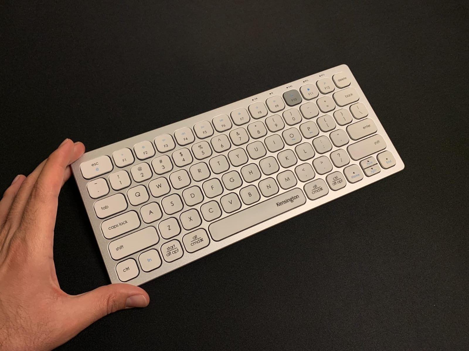 Kensington Multi-Device Dual Wireless Compact Keyboard - Black (K75502US) customer photo 1
