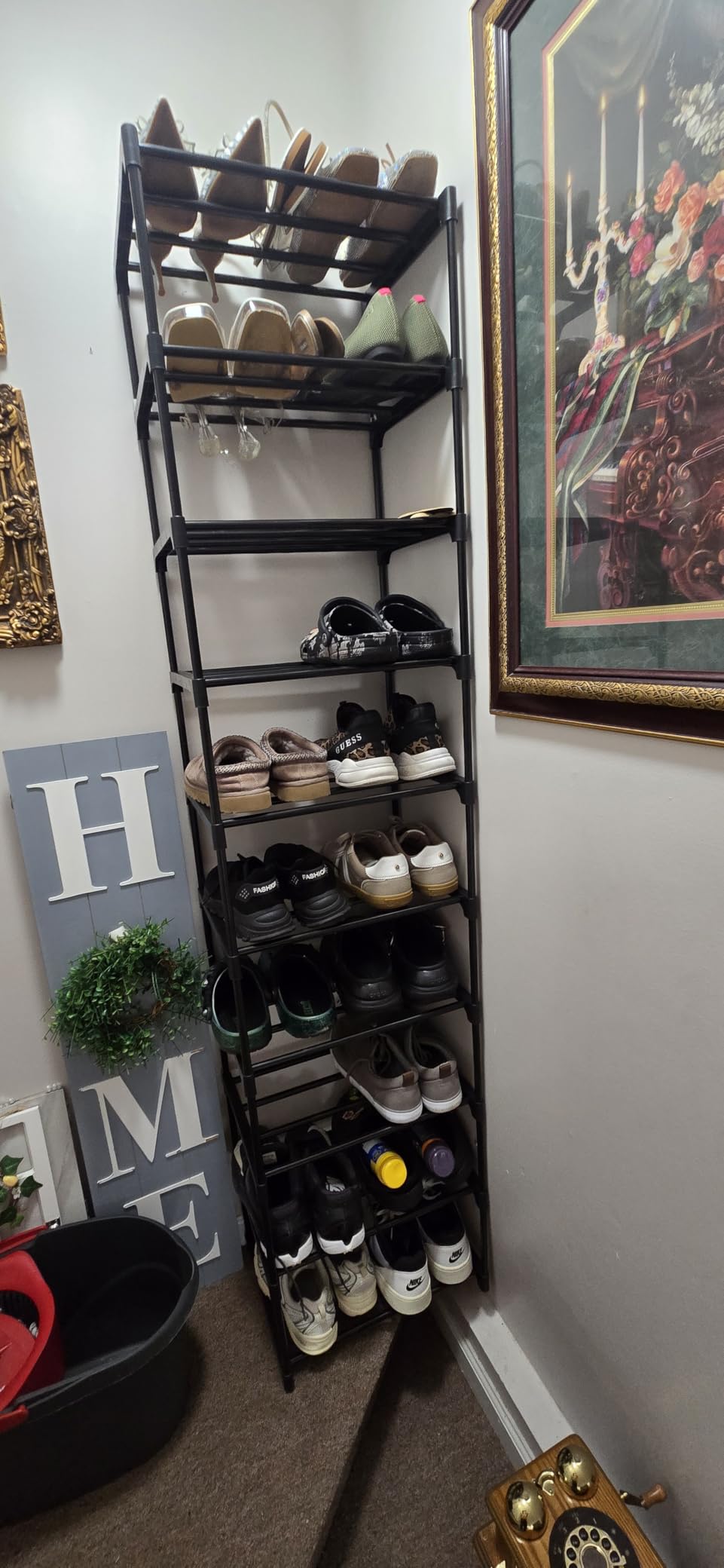 OYREL Shoe Rack - Sturdy Metal Shoes Storage Organizer for Closet, Entryway customer photo 1
