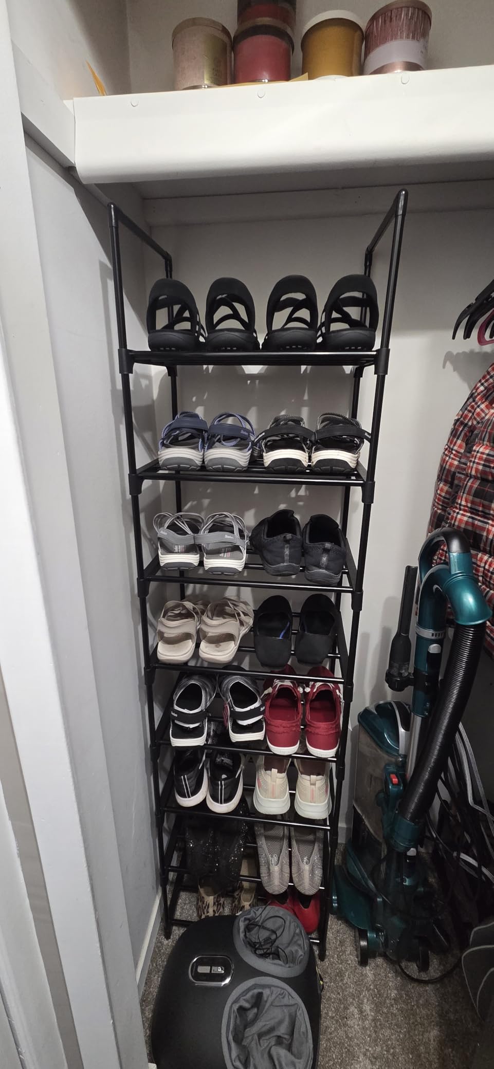 OYREL Shoe Rack - Sturdy Metal Shoes Storage Organizer for Closet, Entryway customer photo 2