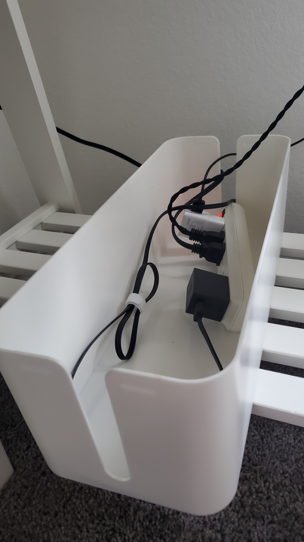 Cable Management Box, Large Cord Organizer Box to Hide Power Strip customer photo 1