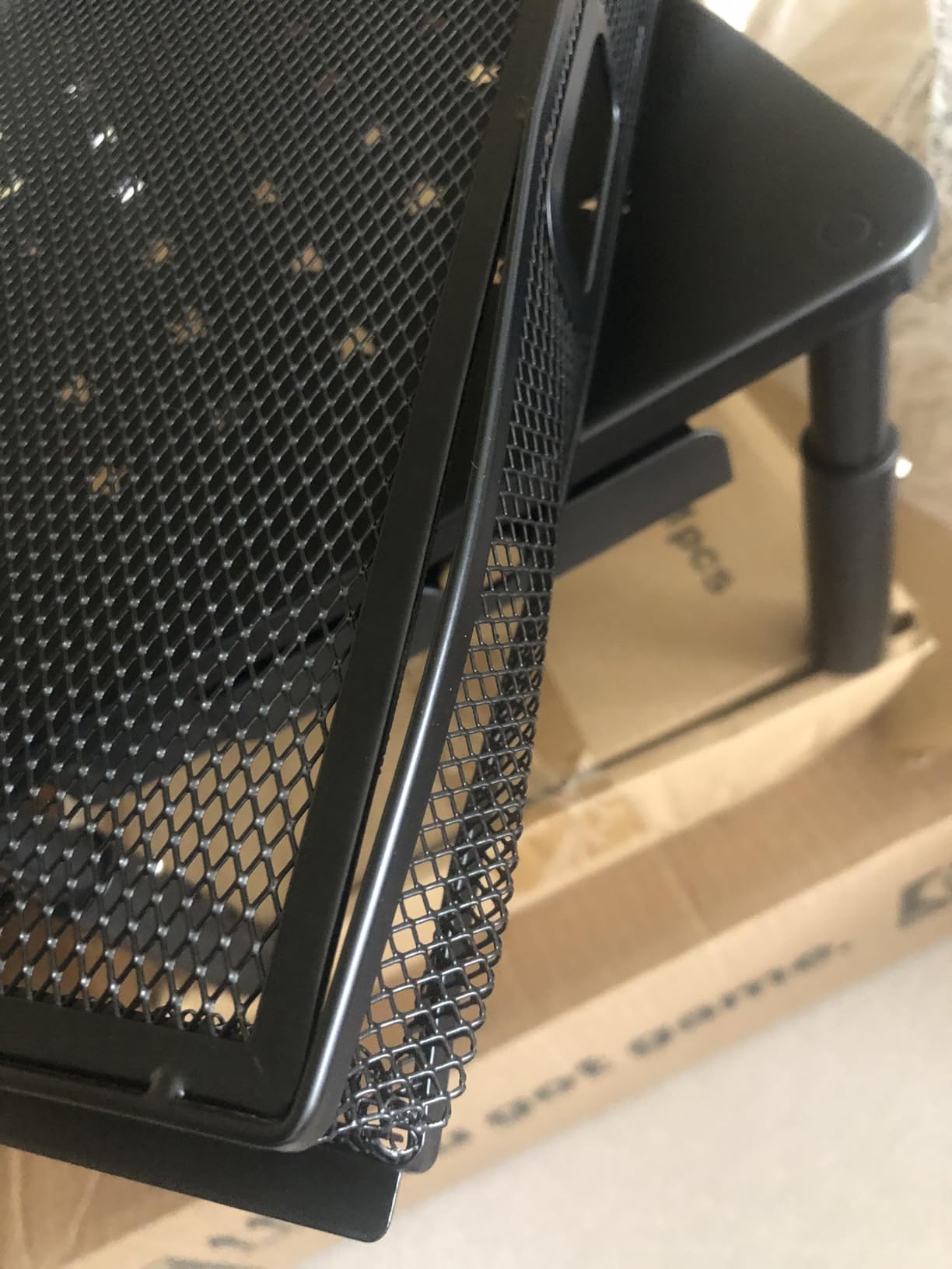 Zimilar Monitor Stand Riser with Metal Mesh Drawer, Height Adjustable customer photo 2