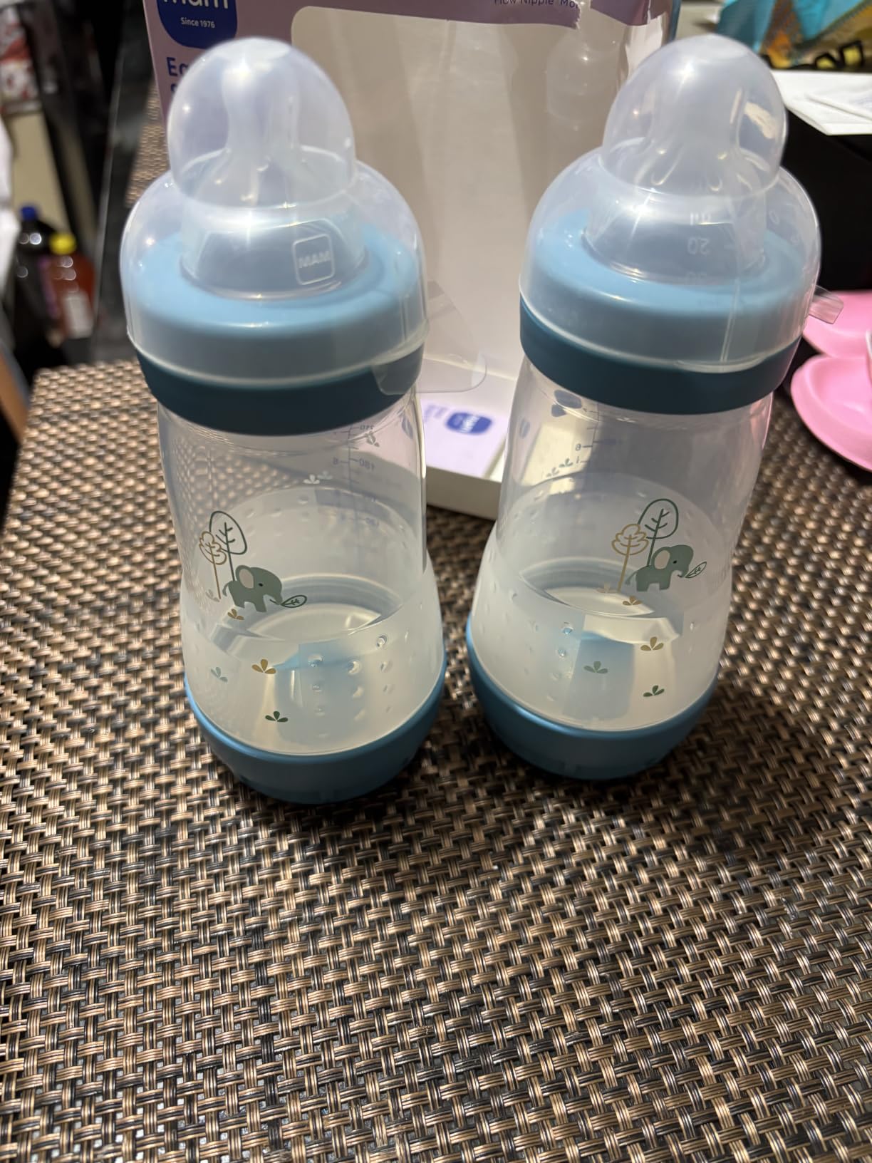 MAM 9oz Easy Start Anti-Colic+ Vented Baby Bottle, 2+ Months, 2 Pack, Boy customer photo 1