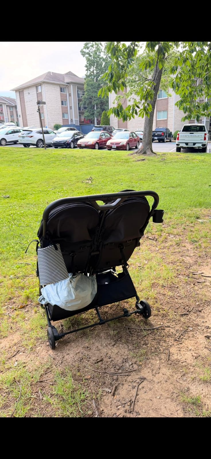 Mompush Lithe Double Stroller, Lightweight Side by Side, Infant & Toddler customer photo 2