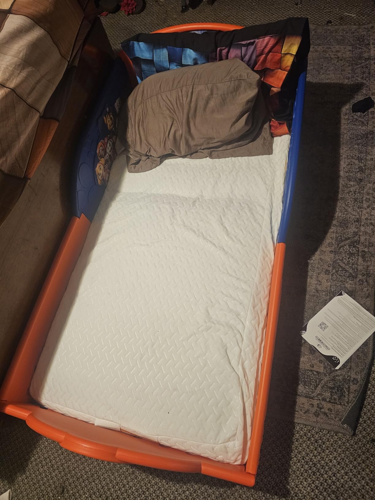 Dream On Me 2-in-1 Baby Fairy Dust Crib & Toddler Mattress, GREENGUARD Gold customer photo 2
