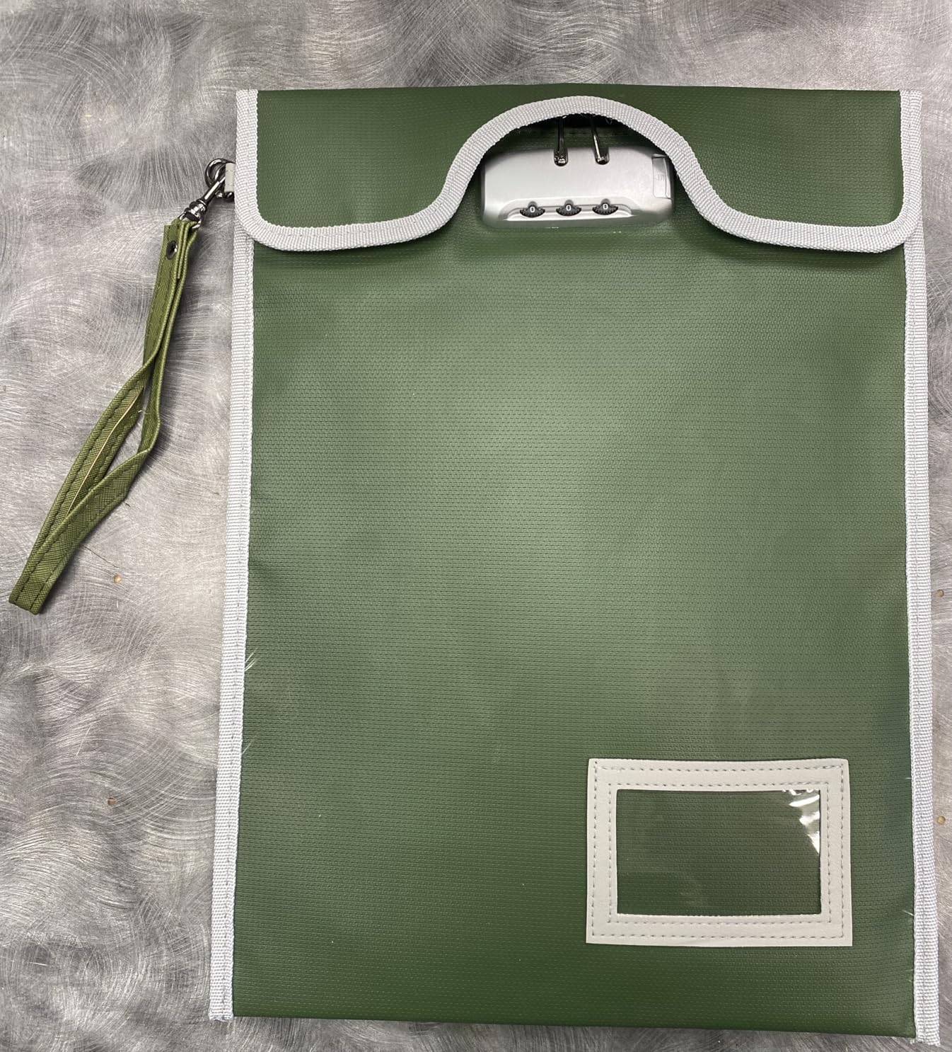 Fireproof Document Bag with Lock (5200℉), 15”x 11”Fireproof Money Bag, Waterproof Zipper Pouch for A4 A5 Legal Letter Size Document, Tablet, Valuables, Jewelry, Cash and Passport customer photo 2