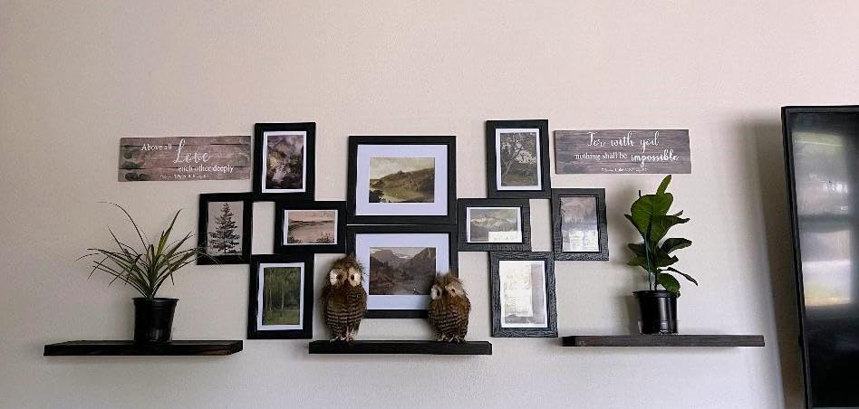 Povrgive Picture Frames Collage Wall Decor, Gallery Wall Frame Set of 10 customer photo 2